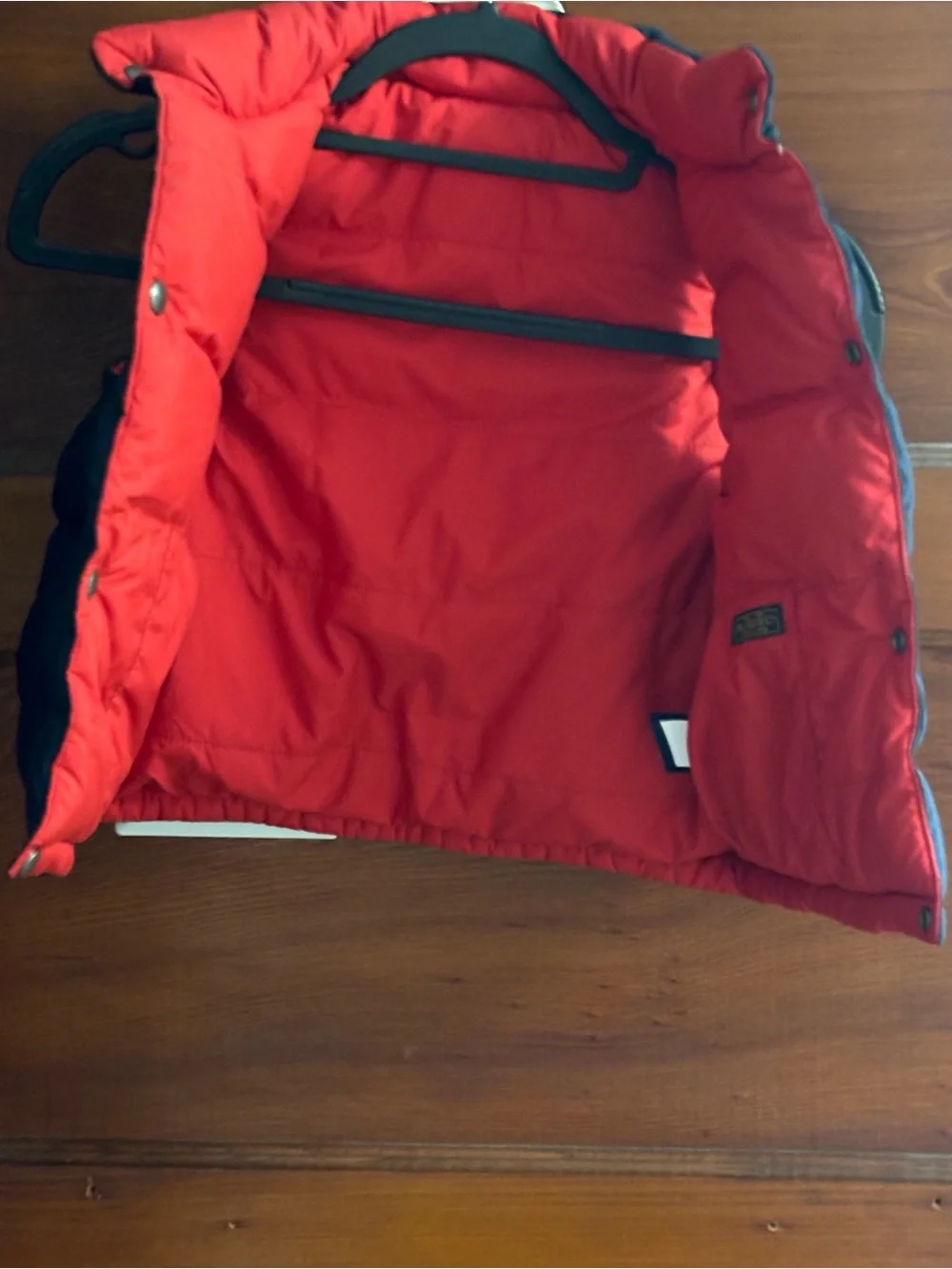 Ralph Lauren Navy & Red Quilted Puffer Vest
